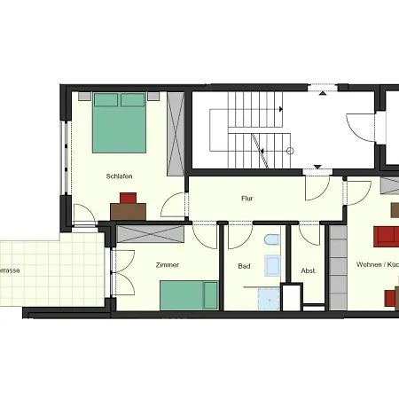 Appartement Buesumperle Rot Büsum
